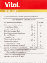 Vital Ultra Calcium Bone Support Tablets 30pk 30pk