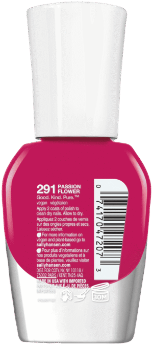 Sally Hansen Good. Kind. Pure. Passion Flower Nail Color 10ml 10ml