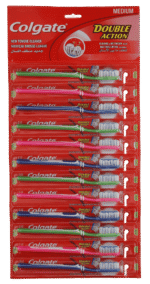 Colgate Double Action Medium Toothbrush 12pk 12pk
