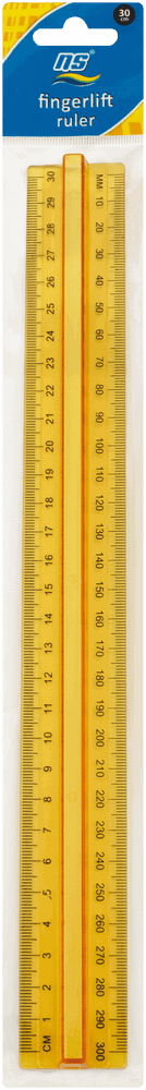 National Stationery Fingerlift Ruler 1s 1s