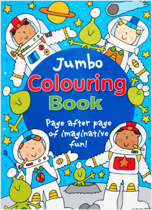 National Stationery Jumbo Colouring Book 1s 1s