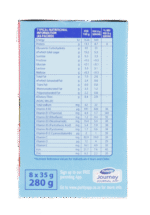 Purity Junior Strawberry & Vanilla Flavour Instant Oats 8 x 35g 35g