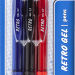 Scripto Assorted Retro Gel Pens 3pk 3pk