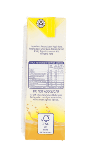 Purity From 6 Months Apple & Grape Nectar Blend with Rooibos 80% Fruit Juice 200ml 200ml