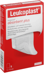 Leukoplast Absorbent Plus Wound Dressings 5pk 5pk