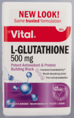 Vital Citrus Flavoured 500mg L-Glutathione Mouth Dissolving Tablets 30pk 30pk