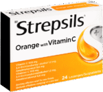 Strepsils Orange with Vitamin C Lozenges 24pk 24pk