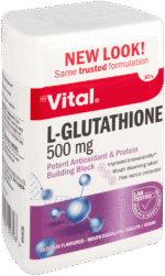 Vital Citrus Flavoured 500mg L-Glutathione Mouth Dissolving Tablets 30pk 30pk