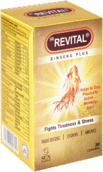 Revital Ginseng Plus Supplement Capsules 30pk 30pk