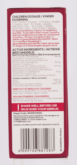 Zinplex Junior Immune Booster Syrup 200ml 200ml