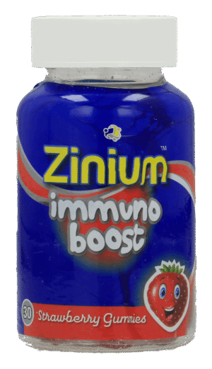 Zinium Strawberry Immuno Boost Gummies 30pk 30pk
