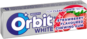 Wrigley's Orbit White Strawberry Flavoured Chewing Gum 14g 14g