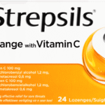 Strepsils Orange with Vitamin C Lozenges 24pk 24pk