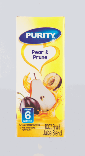 Purity From 6 Months Pear & Prune 100% Fruit Juice Blend 200ml 200ml
