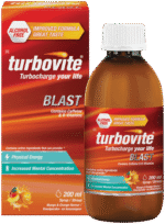Turbovite Mango & Orange Flavour Blast Energy-Boosting Syrup 200ml 200ml