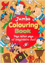 National Stationery Jumbo Colouring Book 1s 1s