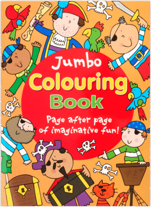 National Stationery Jumbo Colouring Book 1s 1s