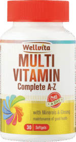 Wellvita Multivitamin Complete A-Z Softgel Capsules 30pk 30pk