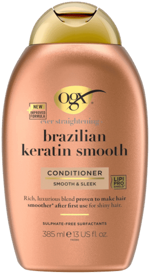 OGX Brazilian Keratin Smooth Ever Straightening+ Conditioner 385ml 385ml