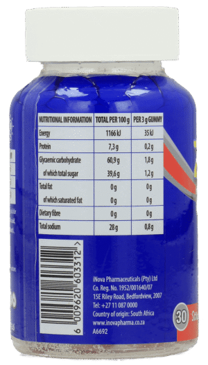 Zinium Strawberry Immuno Boost Gummies 30pk 30pk