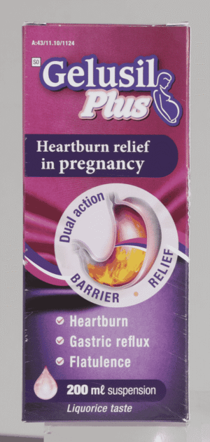Gelusil Plus Heartburn Relief Suspension 200ml 200ml