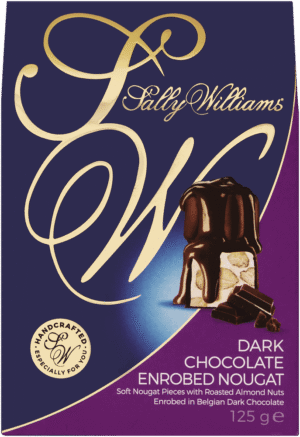 Sally Williams Dark Chocolate Coated Nougat 125g 125g