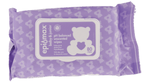 Epi-max Baby & Junior pH Balanced Unscented Wipes 80pk 80pk
