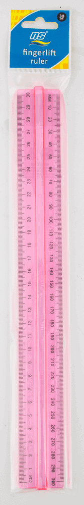 National Stationery Fingerlift Ruler 1s 1s