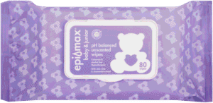 Epi-max Baby & Junior pH Balanced Unscented Wipes 80pk 80pk