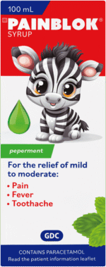 Painblok Peppermint Paediatric Pain & Fever Relief Syrup 100ml 100ml