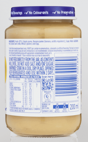 Purity From 8 Months Apple & Banana Medley Fruiti 200ml 200ml
