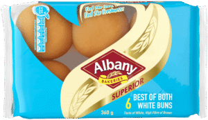 image-0 Albany Superior Best of Both White Buns 6pk 6pk