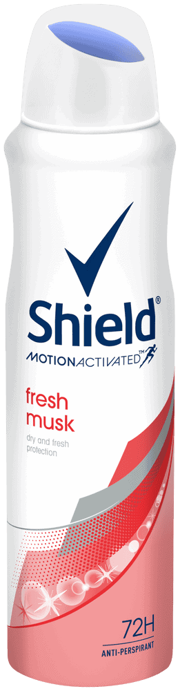 Shield Women Fresh Musk Antiperspirant Deodorant Body Spray 150ml 150ml