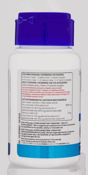 Zinplex Zinc & Selenium Tablets 120pk 120pk