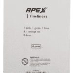 Scripto Apex Assorted Fineliners 4pk 4pk
