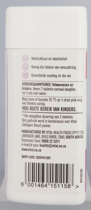 Vital 1000mg Collagen Boost Tablets 60pk