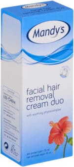 Mandy's Facial Hair Removal Cream Duo 2 x 15ml