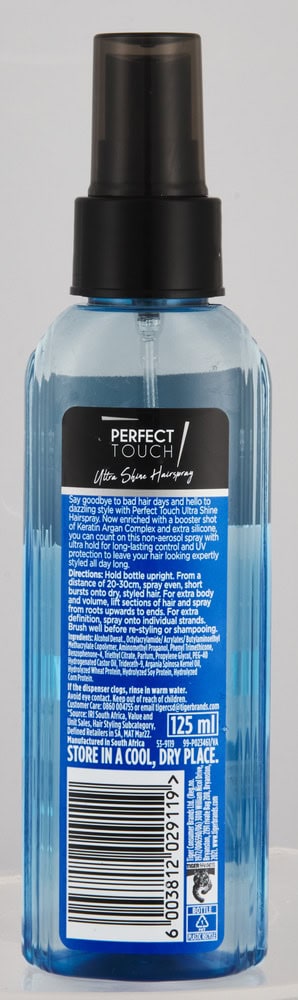 Perfect Touch Ultra Shine Hairspray 125ml