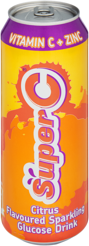 Super C Citrus Flavoured Sparkling Glucose Drink 500ml