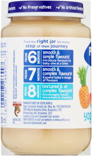 Purity From 8 Months Fruit & Yoghurt Delight Yogi 200ml