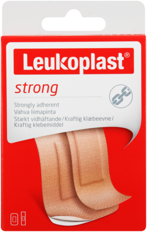 image-0 Leukoplast Strong Adhesive Wound Dressings 20pk