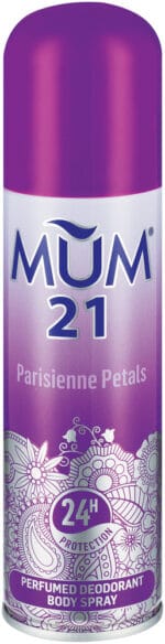 MUM 21 Parisienne Petals Perfumed Deodorant Body Spray 120ml