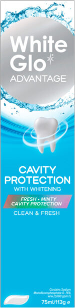 White Glo Advantage Cavity Protection Toothpaste 75ml