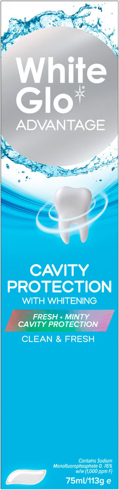 White Glo Advantage Cavity Protection Toothpaste 75ml