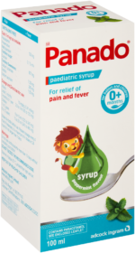 Panado Peppermint Flavour Paediatric Syrup 100ml