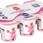 First Choice Strawberry Flavoured Smooth Low Fat Dairy Snack 6 x 100g