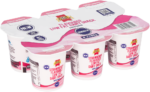 First Choice Strawberry Flavoured Smooth Low Fat Dairy Snack 6 x 100g