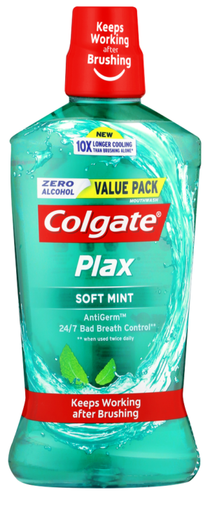 Colgate Plax Soft Mint Mouthwash 750ml