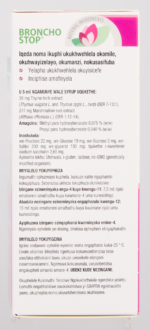 Bronchostop Cough Syrup 120ml