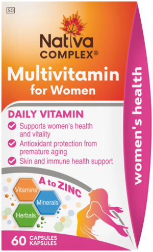 image-0 Nativa Complex Multivitamin Capsules for Women 60pk